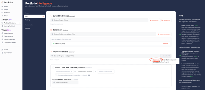 Find the Proposed Portfolio Best Fit (1)