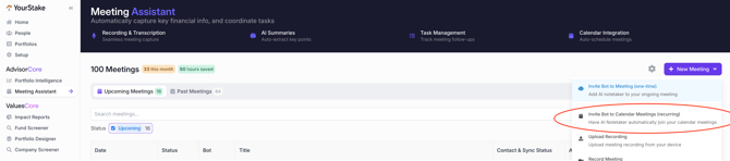 How to Connect Outlook Calendar to the Meeting Note Taker (5)