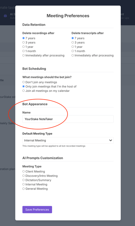 Personalize the Meeting Assistant (3)