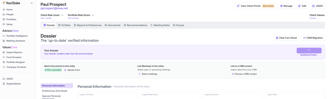 Uploading and Updating Documents in the Dossier (4)